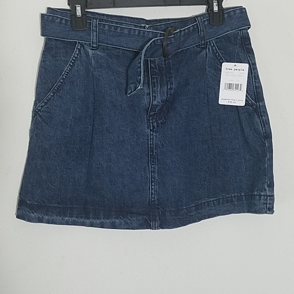 🆕 Free People Skirt Jade Belted - Picture 4 of 9